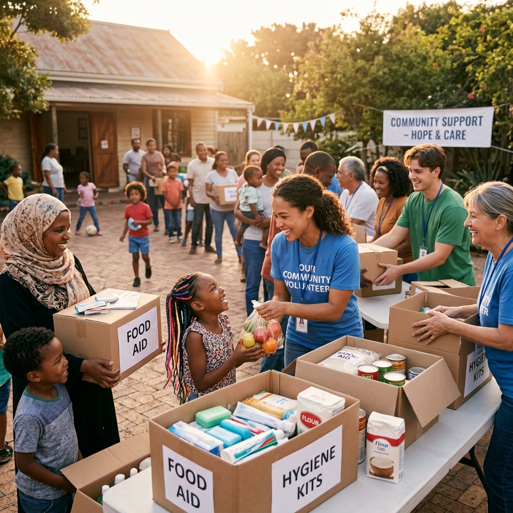 Humanitarian outreach and supply distribution